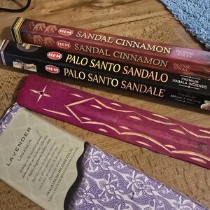 Hem Incense Sticks Set - Purple and Brown
